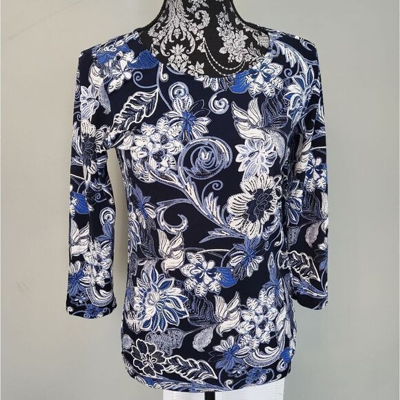 Ruby Rd Blue Blouse XS size - Picture 1 of 5